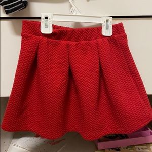 Girls Quilted Winter Skirt